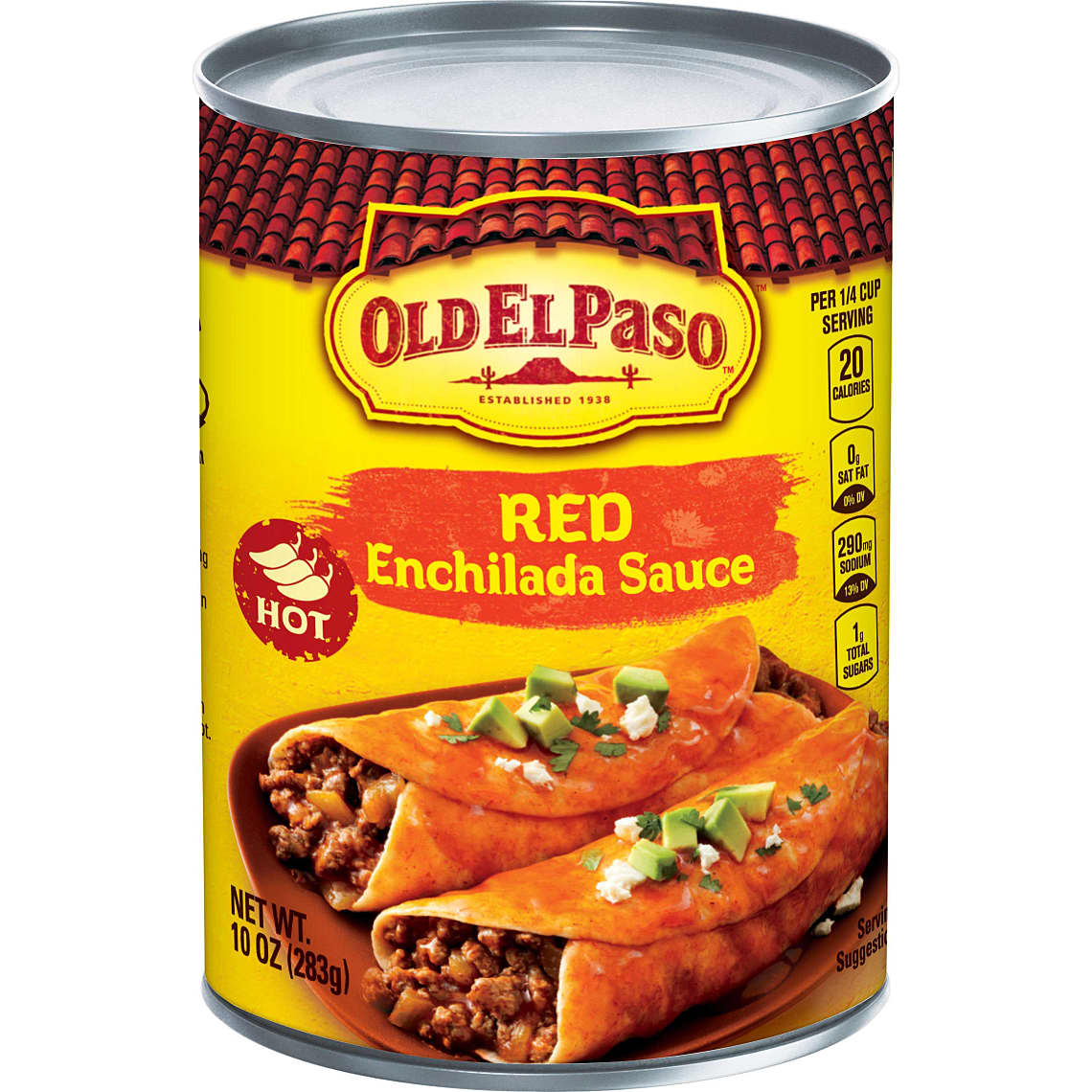 Old El Paso Hot Enchilada Sauce, 10 oz